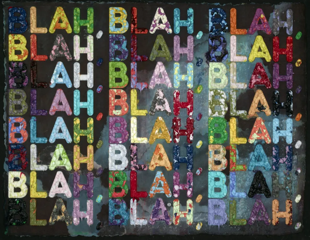 Monotipo Bochner - Blah Blah Blah (Black)