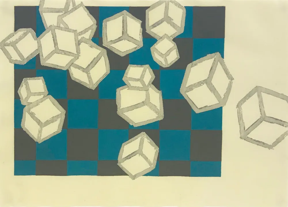 Incisione Su Legno Bochner - FLOATING WORLD