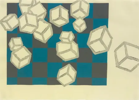 Incisione Su Legno Bochner - FLOATING WORLD