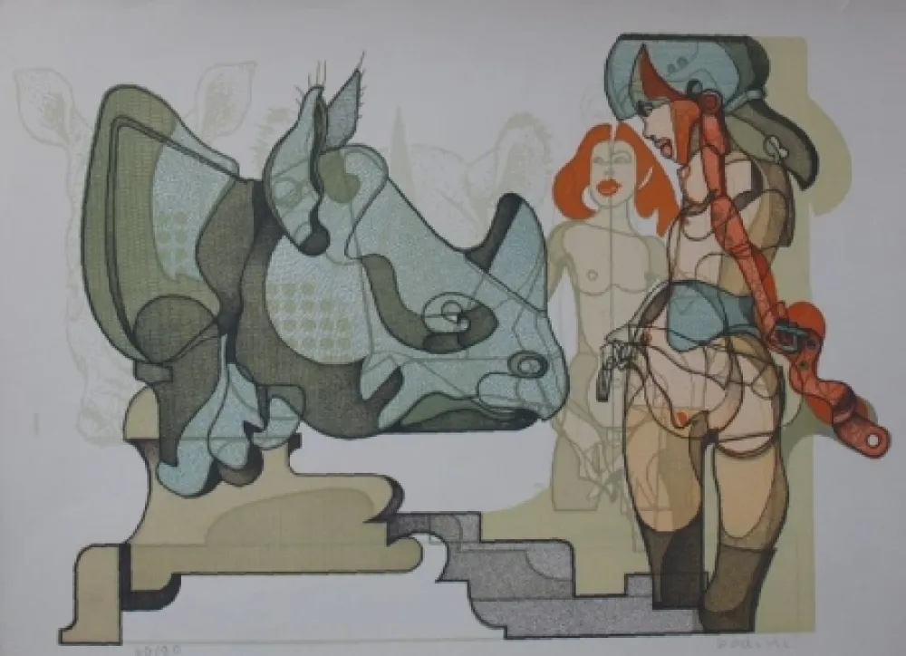 Litografia Bodini - Senza titolo