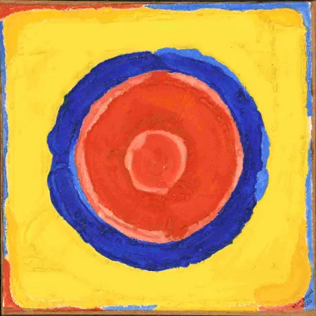 Incisione Bogart - Red on Blue on Yellow 