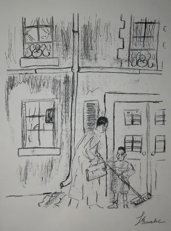 Incisione Bonabel - Louis-Ferdinand Céline - Gravure Originale - Voyage au Bout de la Nuit