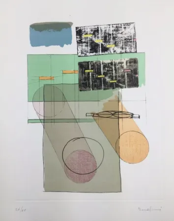 Litografia Bonalumi - La casa del vento