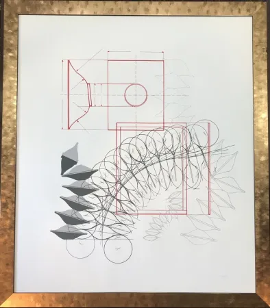 Litografia Bonalumi - Senza titolo 