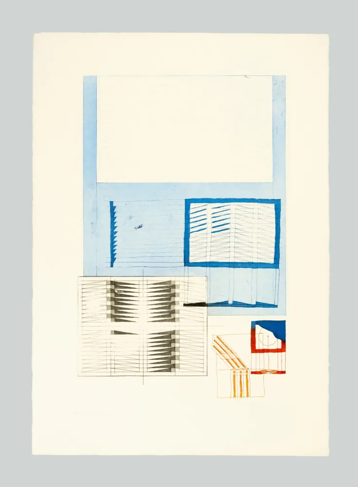 Litografia Bonalumi - Superficie