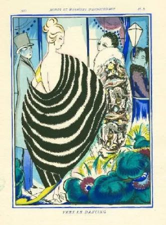 Libro Illustrato Bonfils - MODES ET MANIÈRES D'AUJOURD' HUI. Neuvième Année. 1920‎