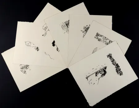 Incisione Su Legno Bonnard - La Vie de Sainte Monique, Suite de bois non utilisés #II, 1930