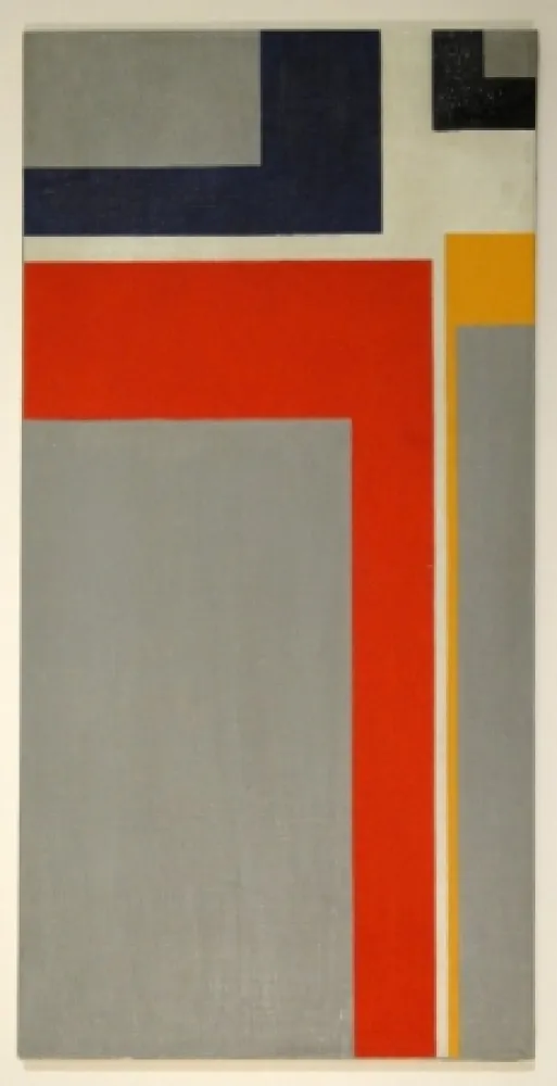 Non Tecnico Bosshard - Konkrete Komposition mit den zahlen 1, 2, 4, 8 