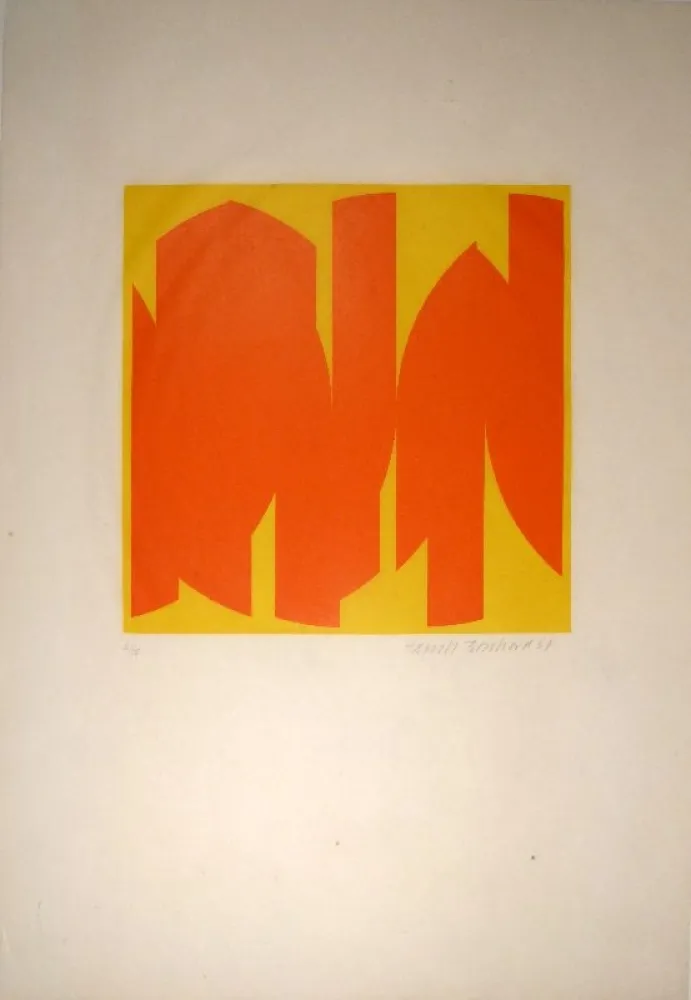 Incisione Su Legno Bosshard - Sechs Variationen über ein Kreisthema. 