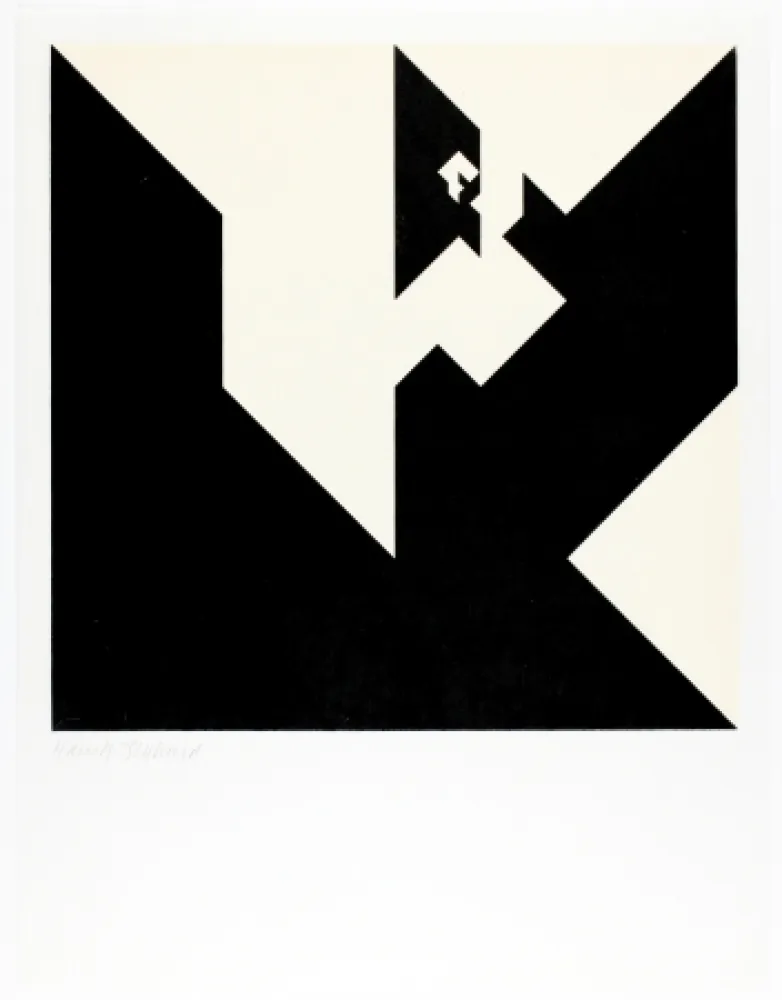 Incisione Su Legno Bosshard - Variation 8