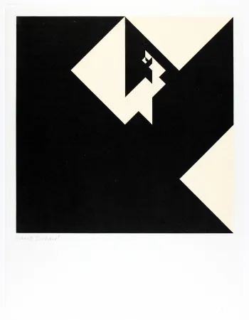 Incisione Su Legno Bosshard - Variation 9