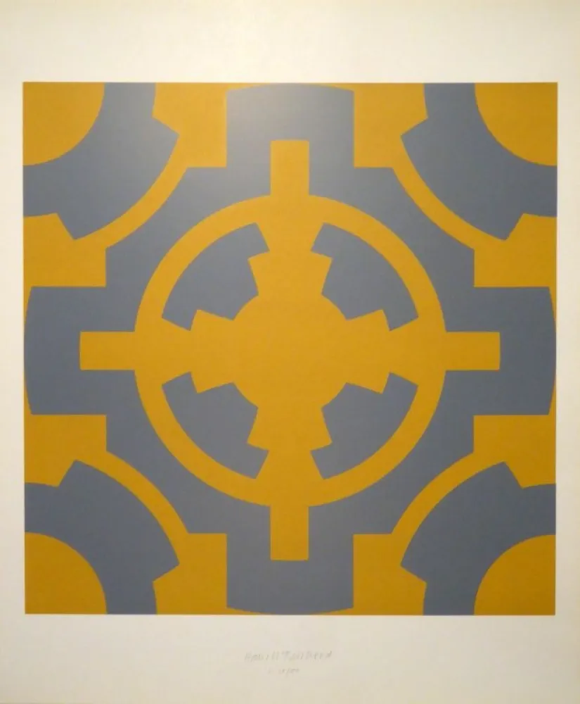 Serigrafia Bosshard - Zentralsymmetrische Architekturgrundrisse. 