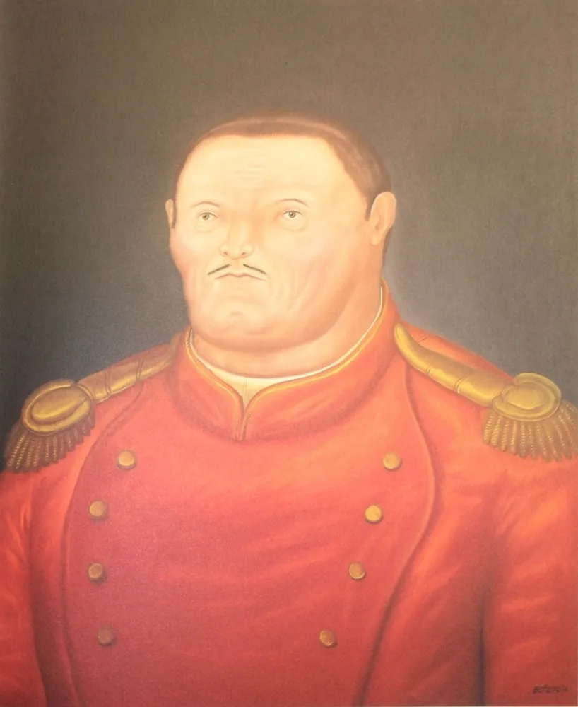Litografia Botero - Field Marshall