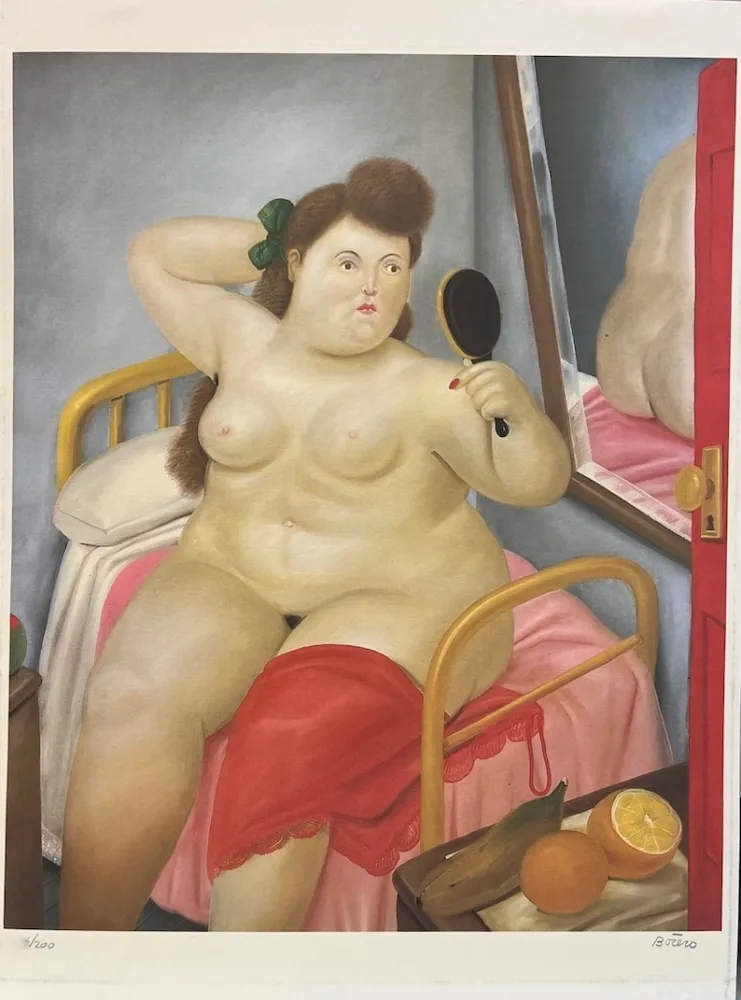 Litografia Botero - La toilette
