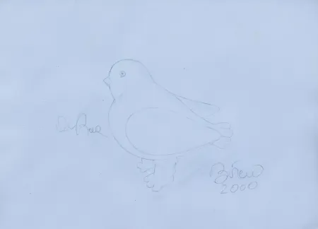 Serigrafia Botero - Paloma, 2000