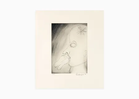 Incisione Bourgeois - Smell of the feet (The)