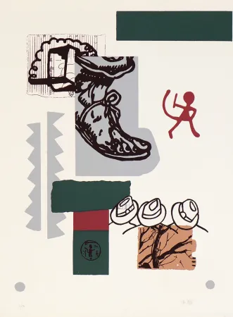 Serigrafia Bouzo - Comeré un poco sus dedos