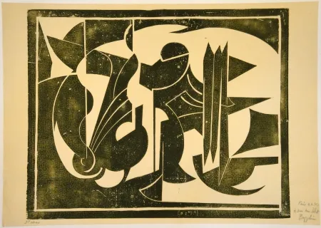 Linoincisione Bozzolini - Untitled