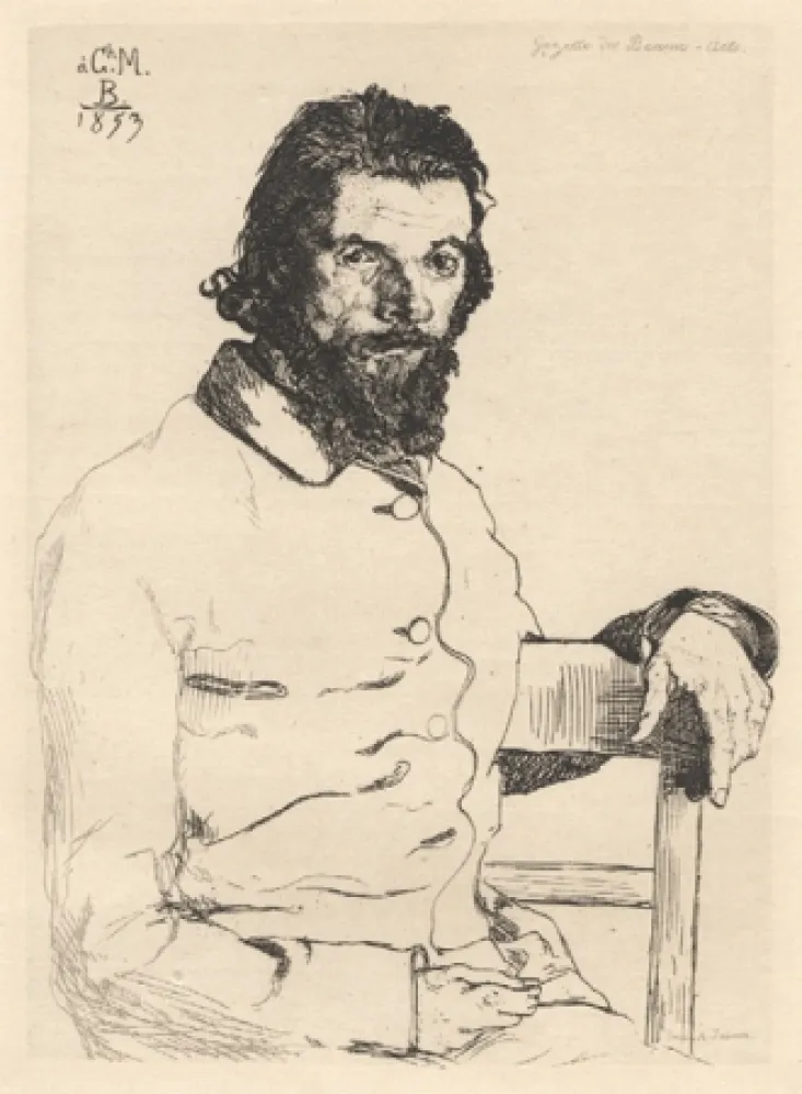 Non Tecnico Bracquemond - Portrait de Meryon