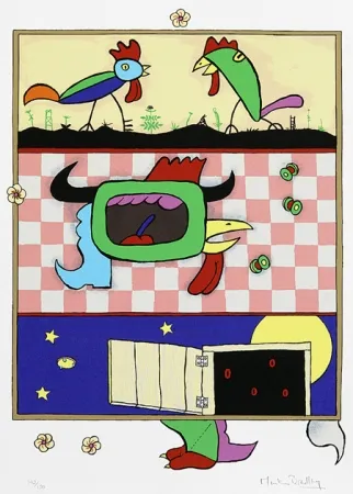 Serigrafia Bradley - The Chickens