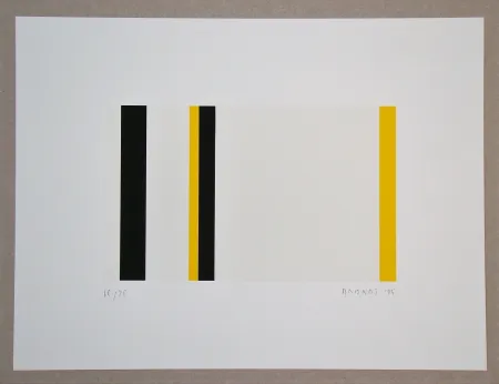 Serigrafia Brandt - Gelb und Schwarz