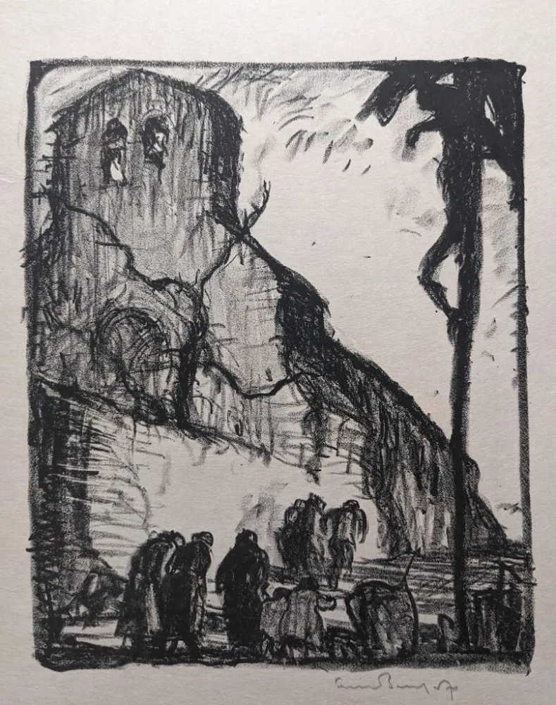 Libro Illustrato Brangwyn - Les Campagnes Hallucinées