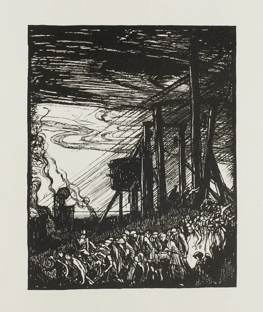 Libro Illustrato Brangwyn - Les Villes tentaculaires (Tentacular Cities)