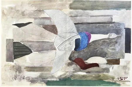 Litografia Braque (After) - Carnets intimes de Braque X