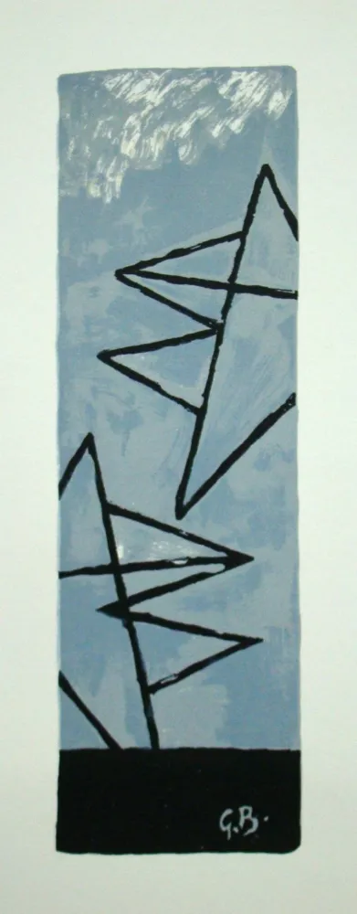 Litografia Braque (After) - Ciel gris I.