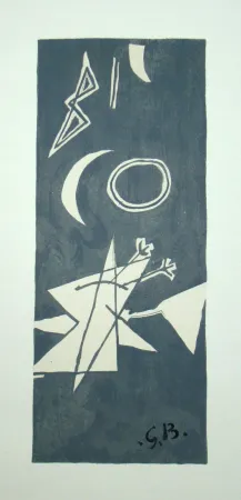 Litografia Braque (After) - Ciel gris II.