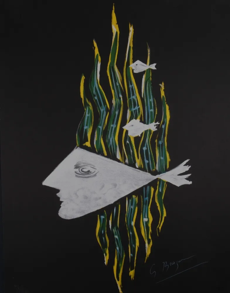 Litografia Braque (After) - Hébé