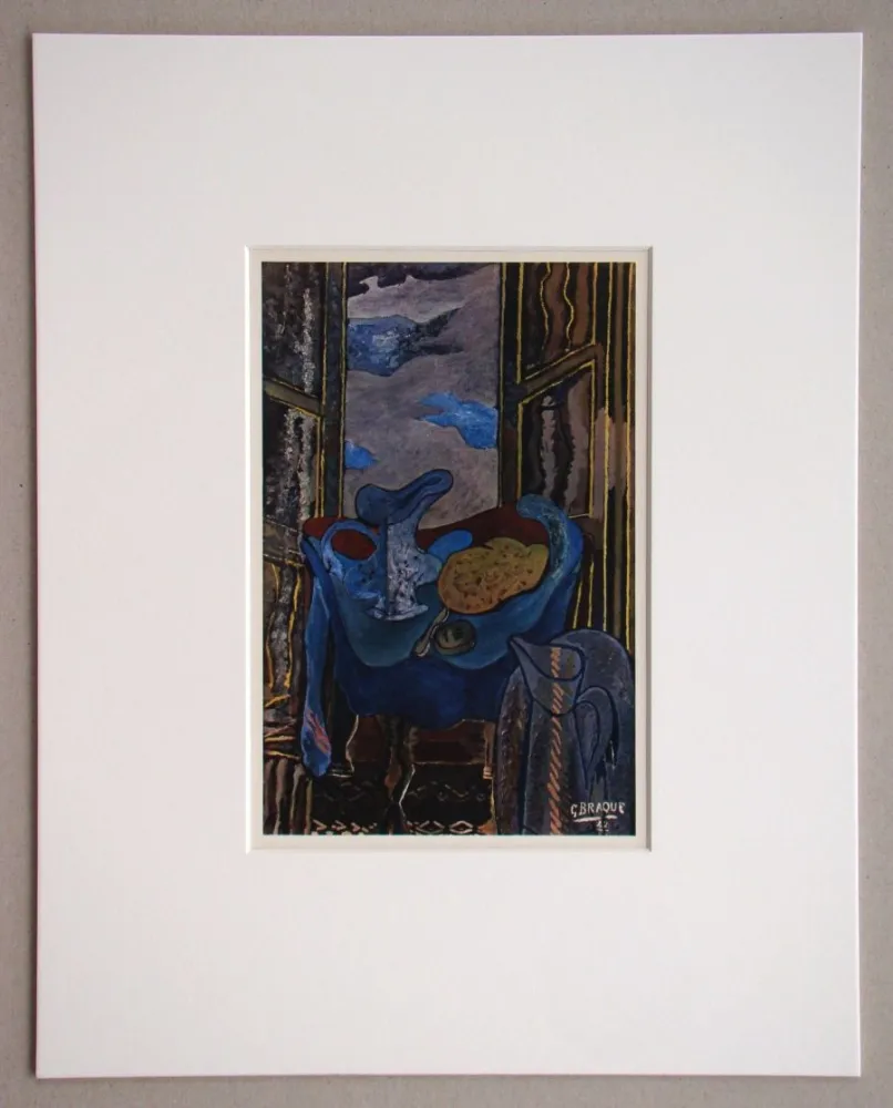 Rotocalcografia Braque (After) - La toilette devant la fenêtre, 1942