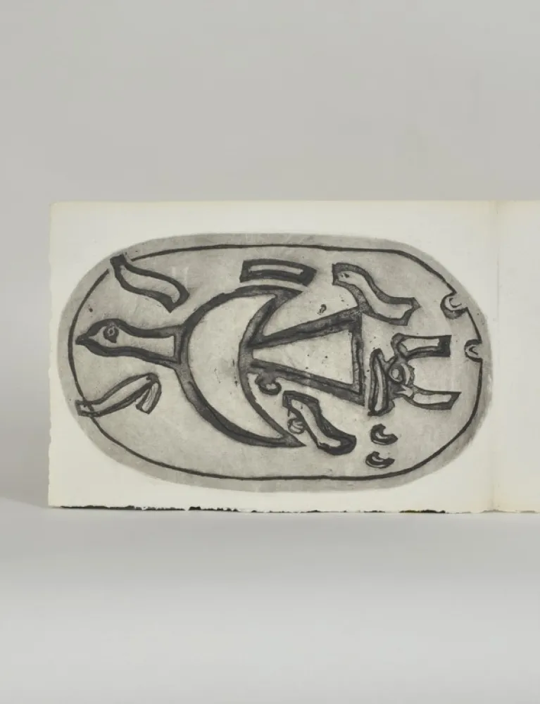 Incisione Braque - Chants de Milarepa,