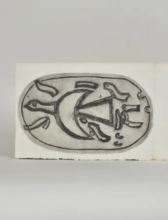 Incisione Braque - Chants de Milarepa,