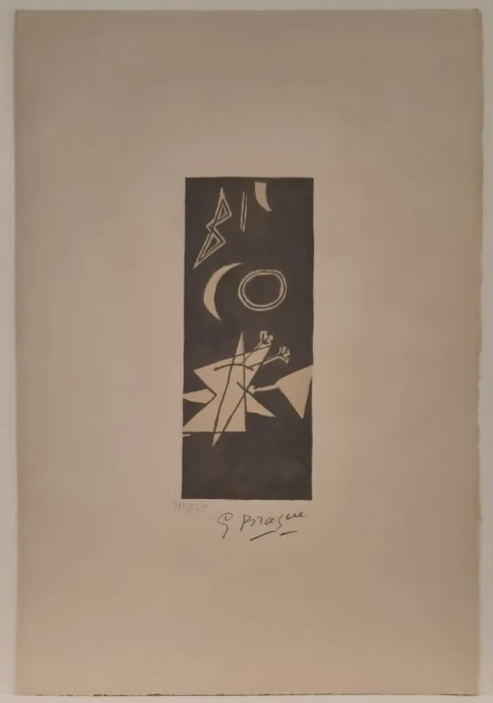 Litografia Braque - Ciel Gris II