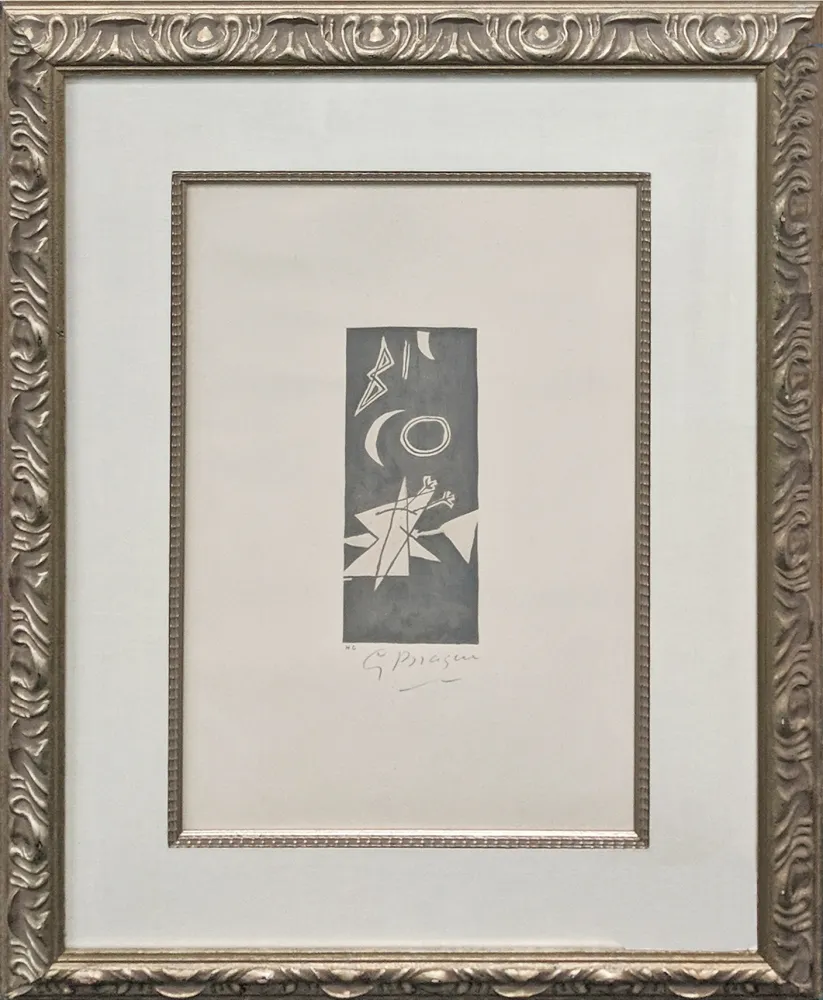 Litografia Braque - CIEL GRIS II