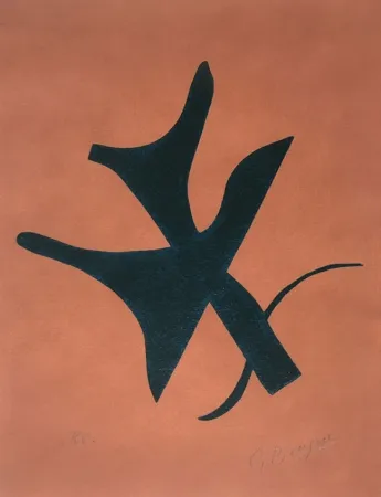 Acquaforte Braque - 	Cover from Si je mourais la-bas (If I Die Over There)