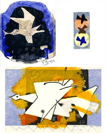 Libro Illustrato Braque - DERRIÈRE LE MIROIR N° 115. BRAQUE. Juin-Juillet 1959