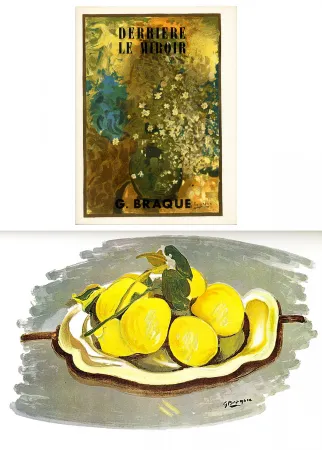 Libro Illustrato Braque - DERRIÈRE LE MIROIR N°48-49. G. BRAQUE. Juin 1952.