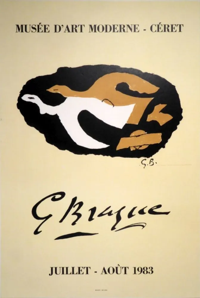 Litografia Braque -  G Braque