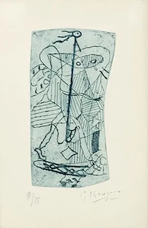 Incisione Braque - Héraclite d'Ephèse