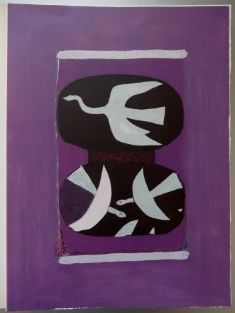 Incisione Braque - Hommage à Braque