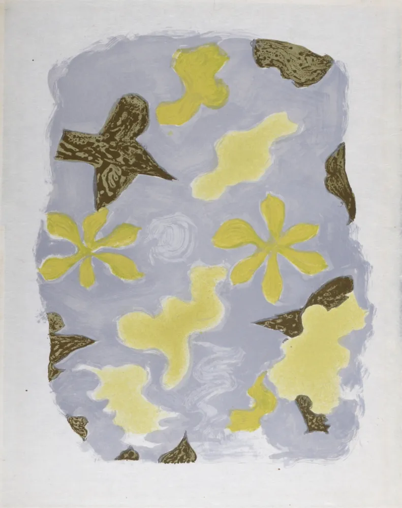 Litografia Braque - La Sorgue, 1963