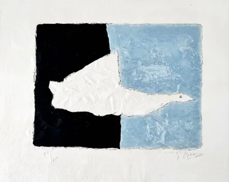 Litografia Braque - Le Canard 