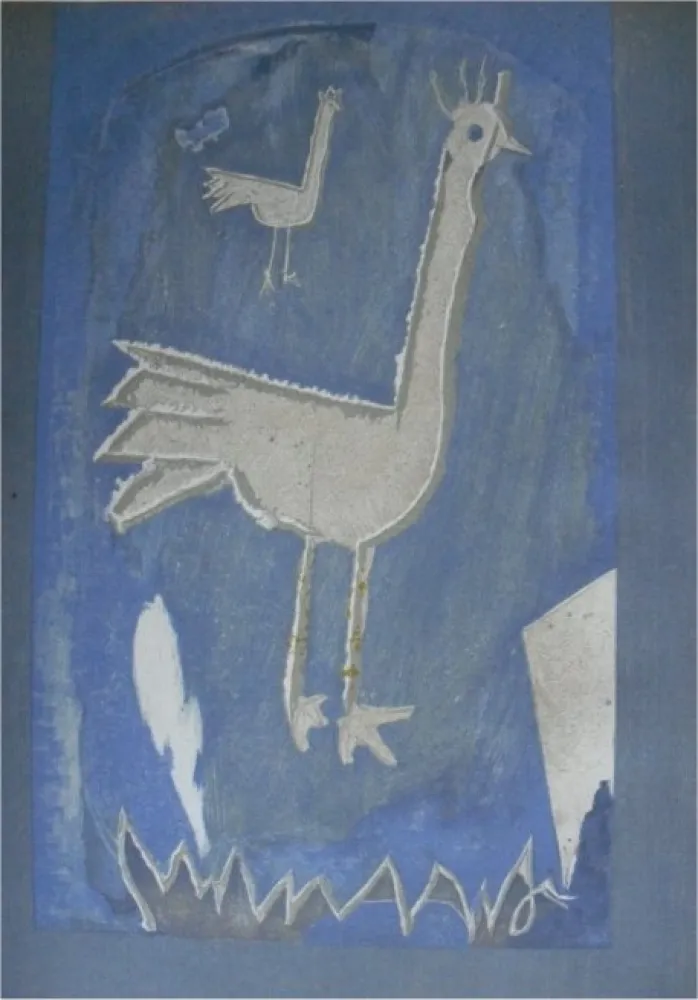 Litografia Braque - Le Coq