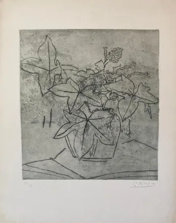 Incisione Braque - Le Lierre #99