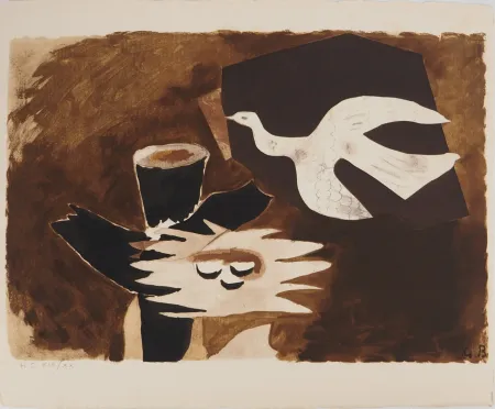 Litografia Braque - Le nid