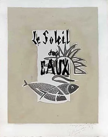Incisione Braque - Le soleil des eaux