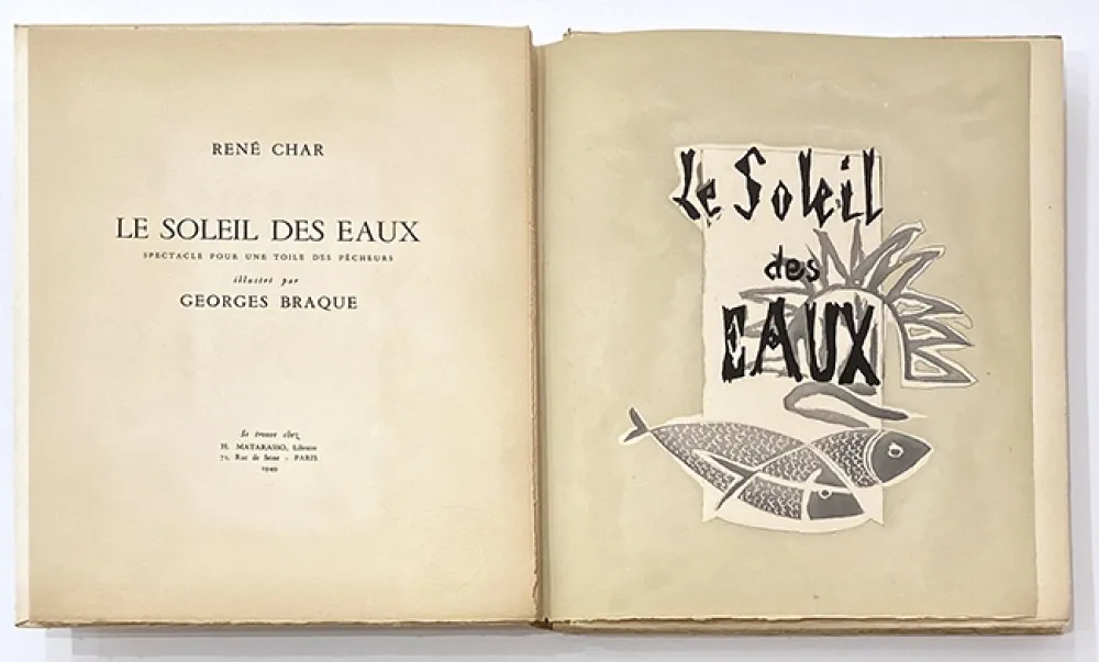 Libro Illustrato Braque - Le soleil des eaux
