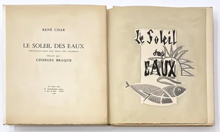 Libro Illustrato Braque - Le soleil des eaux